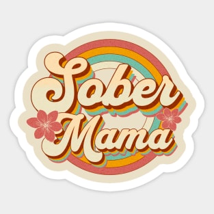 Sober Mama Sticker